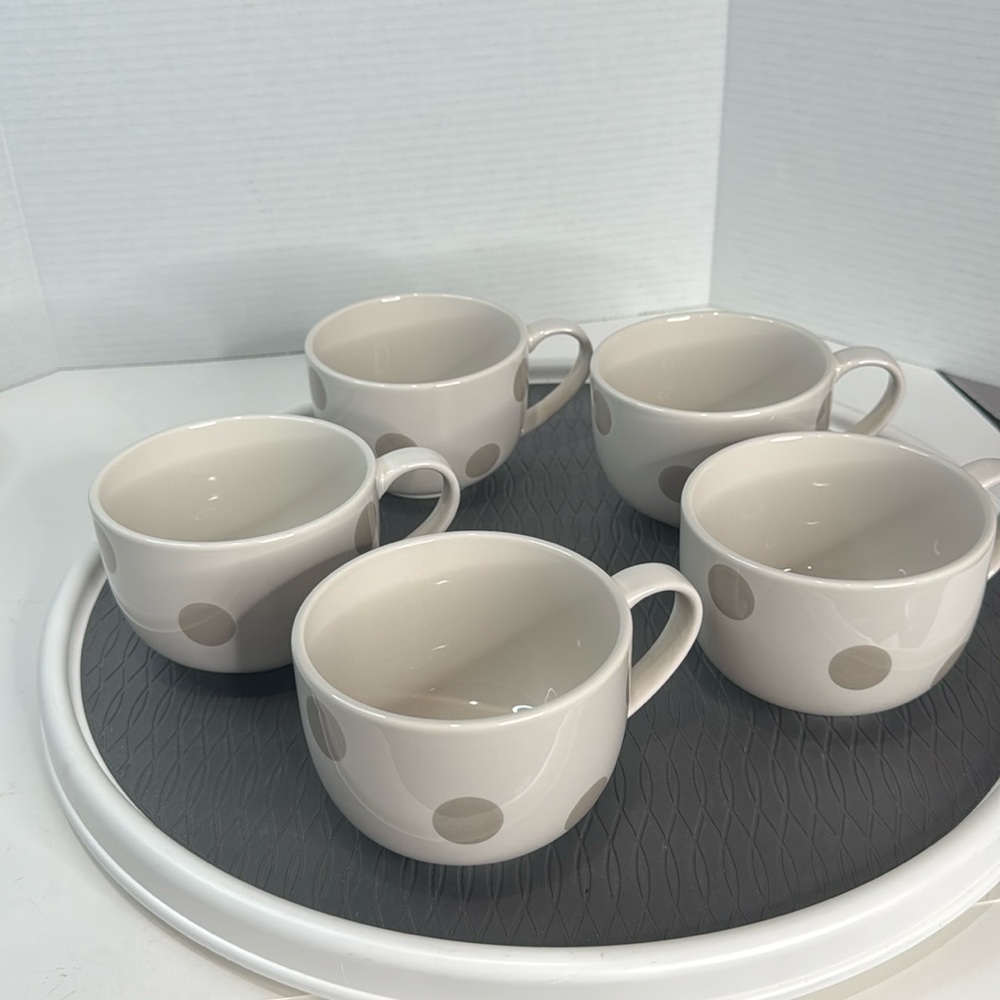 Kate Spade New York Lenox All in Good Taste Deco Dot Latte Mug- 14 OZ- NWOT